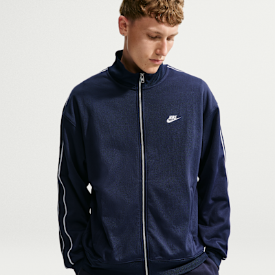 Nike Sportswear Club Men's Oversized Knit Track Jacket. Nike.com Nike Sportswear Club Men's Oversized Knit Track Jacket. Nike.com